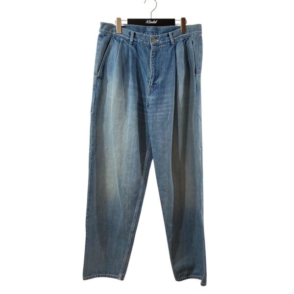 グラフペーパー Graphpaper デニムパンツ GU251-40187LB インディゴ サイズ：...