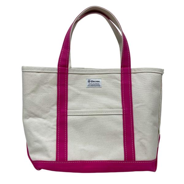 オーチバル ORCIVAL キャンバストートバッグ キナリ・ピンク