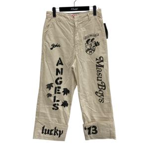 【値下げ】MASU MASU X VERDY M．B．C． MEMORIAL PANTS パンツ M25K6PT009 ナチュラル サイズ：44 (心