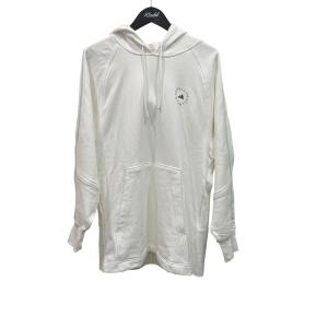 adidas×STELLA McCARTNEY フーディー ホワイト サイズ：M (EC)