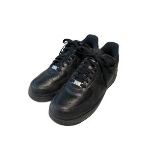 ナイキ×シュプリーム NIKE×supreme Air Force 1 Low ローカットスニーカー CU9225-001 ブラック サイズ：26