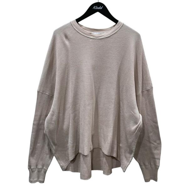 アメリカーナ Americana サーマルカットソー サーマルワッフルワイドドルマンプルオーバー ピ...