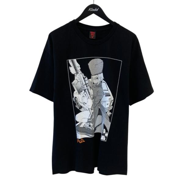 フリクリ×ギークスルール flcl×geeks rule Kitsurubami Tシャツ ブラック...