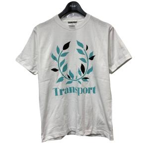 【値下げ】TRANSPORT 「TP LAUREL S／S TEE」 プリントTシャツ ホワイト サイズ：M (自由が丘店)｜kindal