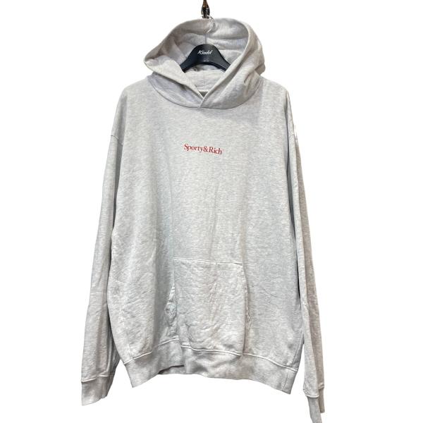 【値下げ】Sporty＆Rich 22AW「NEW HEALTH HODIE」バックプリントパーカー...