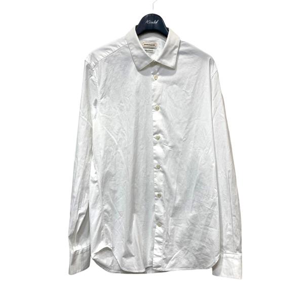 【値下げ】ALEXANDER McQUEEN 617875 レギュラーシャツ ホワイト サイズ：15...