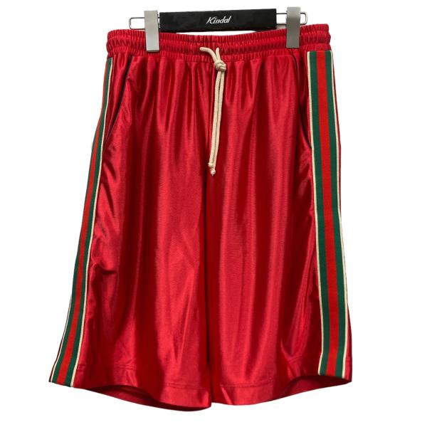 グッチ GUCCI ショートパンツ 659460 レッド サイズ：XS