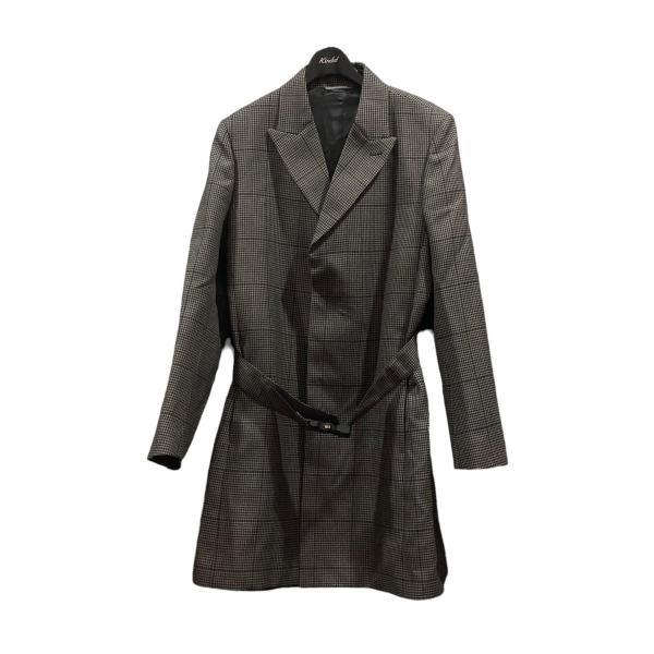 クリスチャンディオール Christian Dior 22AW CDバックルウールコート 293C3...
