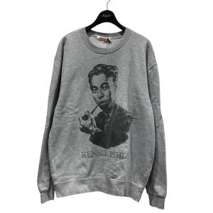 【値下げ】MASU×VAN JAC 25SS LEGEND SWEATSHIRT プリントスウェット M25K6CS016 グレー サイズ：46 (自