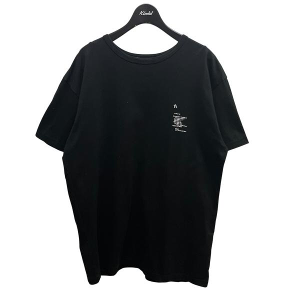 【値下げ】TH バックプリントTシャツ 2101-T16A-M115 ブラック サイズ：46 (明石...