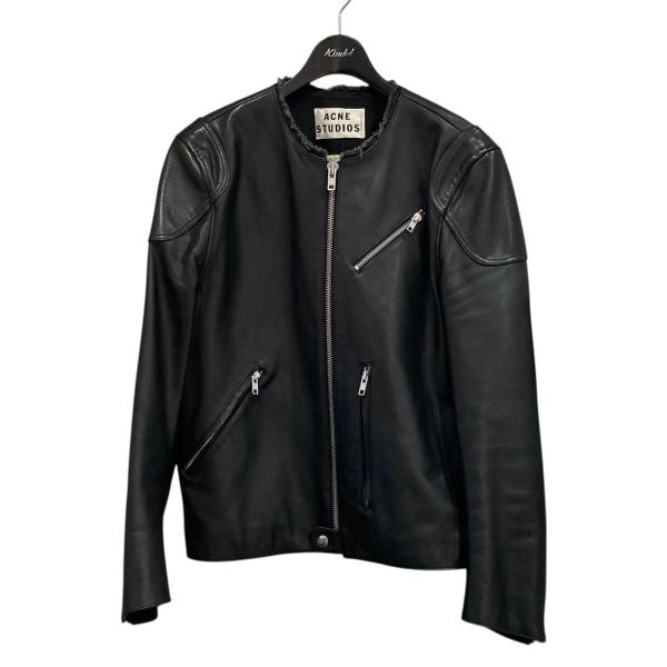 アクネストゥディオズ ACNE STUDIOS シングルライダースジャケット DEAN SS13 ブ...