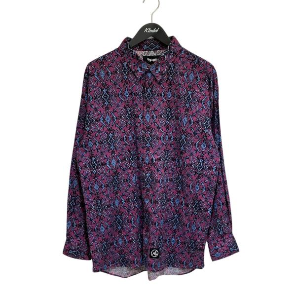 【値下げ】MASSES 総柄シャツ パープル サイズ：XS (静岡パルコ店)
