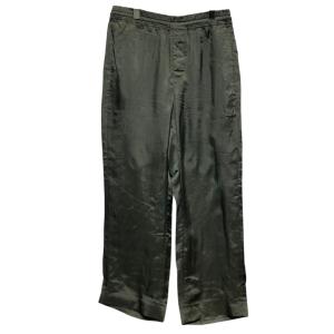 Saint Laurent Paris キュプライージーパンツ 786932 グリーン サイズ：44 (EC)