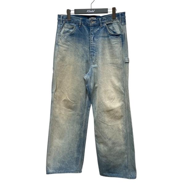 オーラリー AURALEE SELVEDGE FADED HEAVY DENIM PAINTER P...