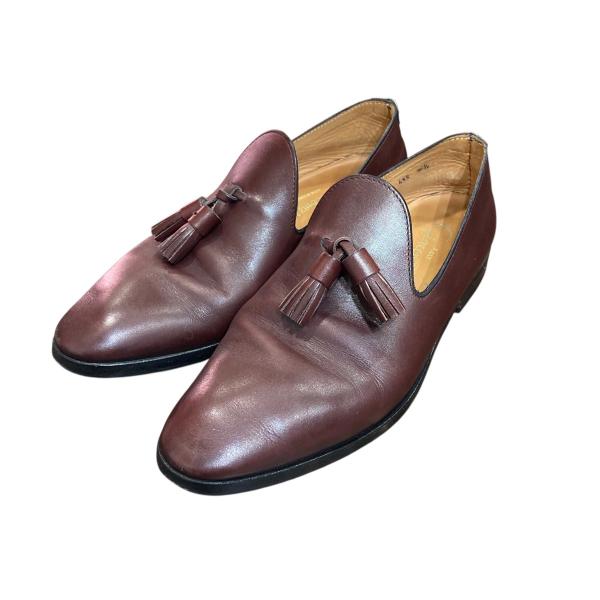 【値下げ】F．lii．Giacometti タッセルローファー バーガンディー サイズ：36 (自由...