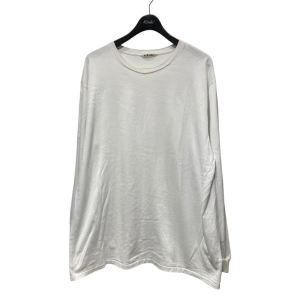 オーラリー AURALEE LUSTER PLAITING L／S TEE 長袖Tシャツ A00SP...