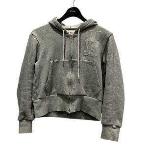 【値下げ】MASU ショートジップパーカー MPFW-CS0124S グレー サイズ：44 (EC)