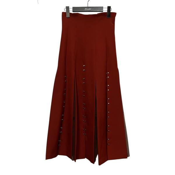 アメリ AMERI CHASM SCREEN SKIRT スタッズプリーツスカート 01920920...
