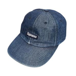 シュプリーム Supreme 24SS Cordura Denim Small Box 6-Panel デニムキャップ インディゴ サイズ：58cm