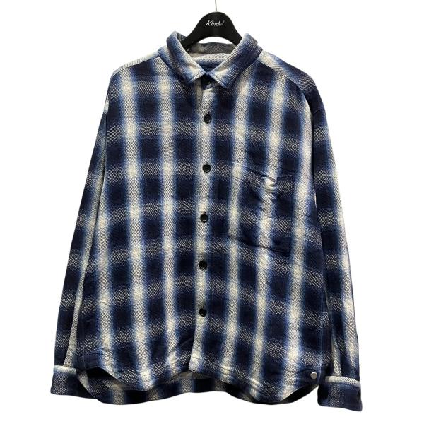 【値下げ】ROTOL×WISM 25AW Ombre Check Flannel Shirt チェッ...