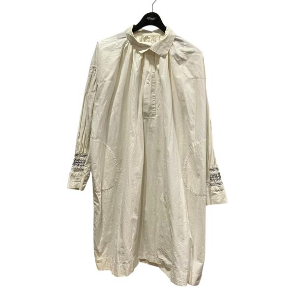 【値下げ】ARTS＆SCIENCE シャツワンピース 003-00622-027 ホワイト サイズ：...