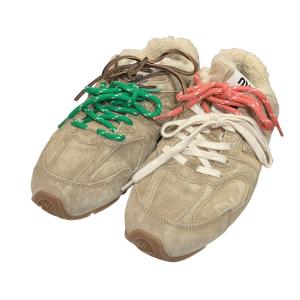 ミュウミュウ×ニューバランス MIU MIU×NEW BALANCE 530SL スウェード ボア スニーカー 165 ベージュ サイズ：38 1/2