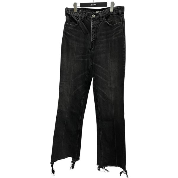 【値下げ】INSCRIRE 002 Flare Denim デニムパンツ ID-PT30B ブラック...