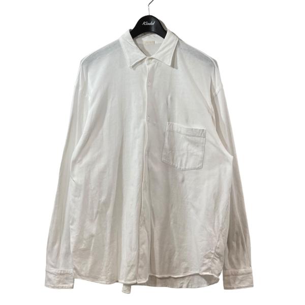 コモリ COMOLI コットンジャージーコモリシャツ X01-05016 ホワイト サイズ：1