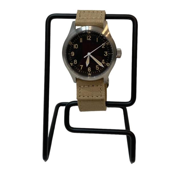 ミリタリーウォッチカンパニー MWC 第2次世界大戦モデル クォーツ腕時計 A-11 ベージュ×ブラ...