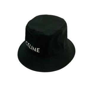 セリーヌ CELINE ロゴ バケットハット ブラック サイズ：L｜kindal