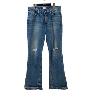 タナカ TANAKA THE BOOTS JEAN TROUSERS ダメージデニムパンツ ST-107 インディゴ サイズ：29｜kindal