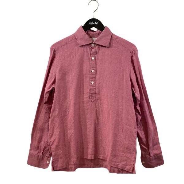 【値下げ】Brilla per il gusto リネン プルオーバー ワイドカラーシャツ 24-1...