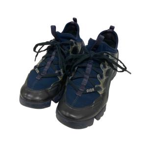 Christian Dior D- Connect ローカットスニーカー ネイビー (EC)