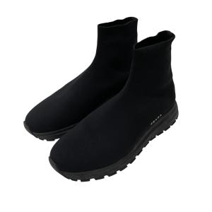 プラダ PRADA ソックススニーカー 4T3478 ブラック サイズ：5 1/2