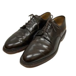 【値下げ】Crockett ＆ Jones コードバンシューズ 8636 ブラウン サイズ：9E(27．5cm) (中目黒店)｜kindal