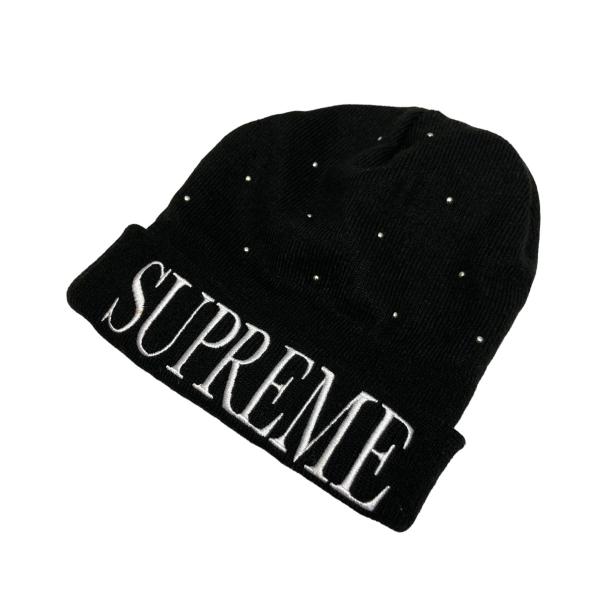 シュプリーム SUPREME 「Studded Beanie」 スタッズニットキャップ ブラック サ...