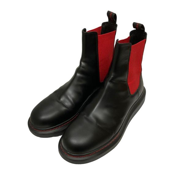 アレキサンダーマックイーン ALEXANDER McQUEEN 「Black leather Hyb...