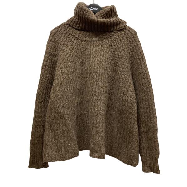 【値下げ】O project タートルネックニット ブラウン サイズ：M (中目黒店)