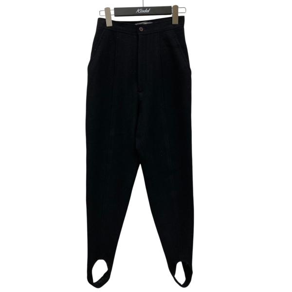 イッセイミヤケ ISSEY MIYAKE 80s 筆タグ ウールパンツ JS431658 ネイビー ...