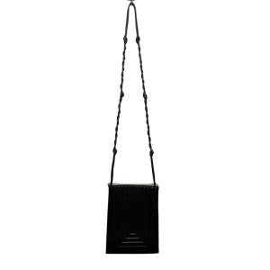 JIL SANDER Tangle キルティングタングルショルダーバッグ ブラック (EC)