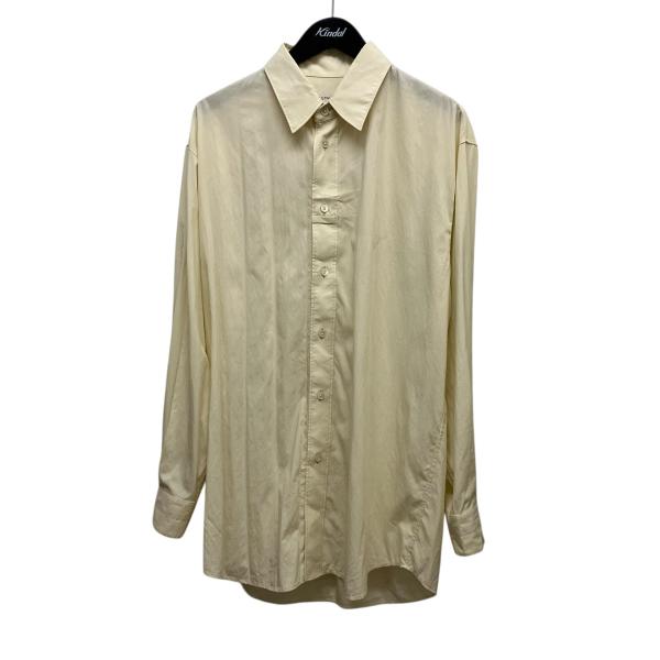 ルメール LEMAIRE Loop shirt ループレギュラーカラーシャツ アイボリー サイズ：4...