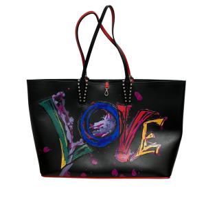 クリスチャンルブタン Christian Louboutin カバタトートバッグ スタッズペイントトートバッグ 3185215 サイズ：One Siz