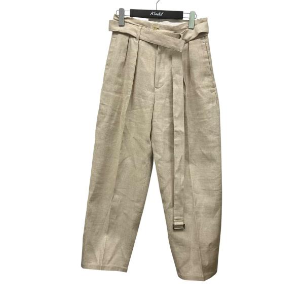 【値下げ】SEEALL BELTED PANTS ベルテッドトラウザーズ SAU13 PT181 ベ...