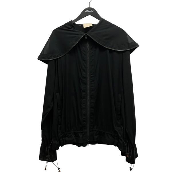 ジェンイェ JIAN YE TRTRBZ HOODIE シースルーフーデッドジップアップパーカー J...