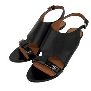 ジバンシィ GIVENCHY ストラップヒールサンダル ブラック サイズ：37(24cm相当）