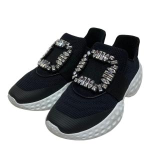 【値下げ】ROGER VIVIER スニーカー ブラック サイズ：35 (EC)｜kindal