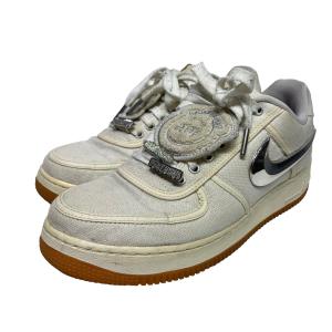 【値下げ】NIKE ×TRAVIS SCOTT AIR FORCE 1 LOW AQ4211-100 ベージュ サイズ：26．5cm (EC)｜kindal