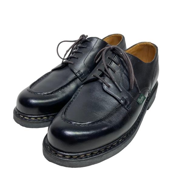 【値下げ】Paraboot CHAMBORD レザーシューズ 710709 ブラック サイズ：6 (...