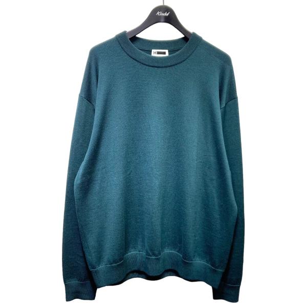 【値下げ】H BEAUTY＆YOUTH SOLID WOOL CREW NECK PULLOVER　...