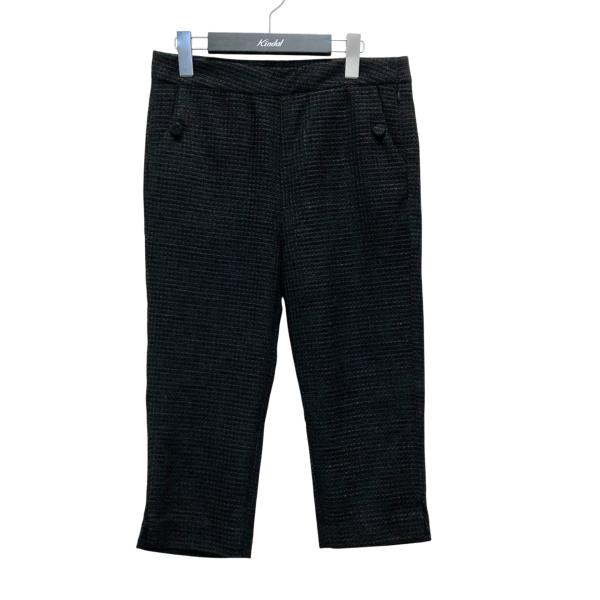 【値下げ】ok．soon monotone tweed capri pants クロップドツイードパ...